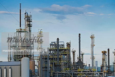 Refinery in Prince George, British Columbia, Canada