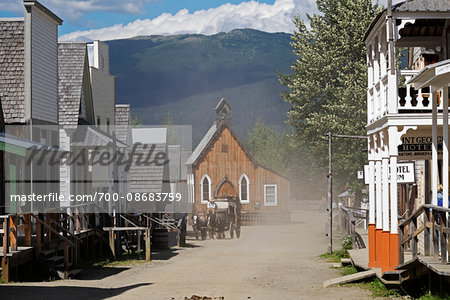 Barkerville Historic Town in British Columbia, Canada