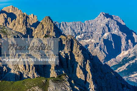 The Dolomites near The Three Peaks of Lavaredo (Tre Cime di Lavaredo), Auronzo di Cadore, Italy