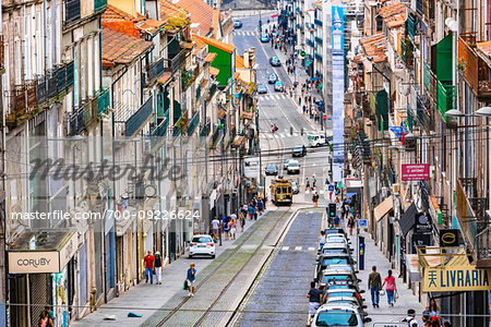 Street scene in Porto, Norte, Portugal