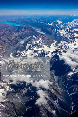 Southern Alps, South Island, New Zealand.