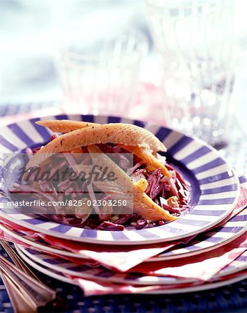 coleslaw with smoked trout