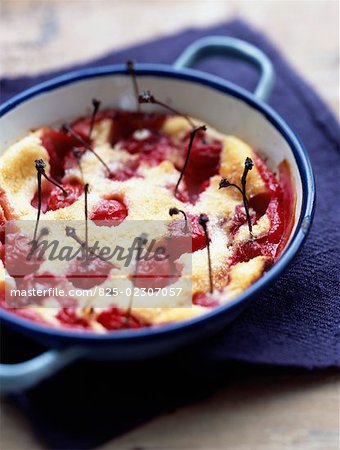 Cherry clafoutis