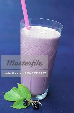 Blackberry milk shake