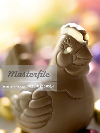 Chocolate Easter hen