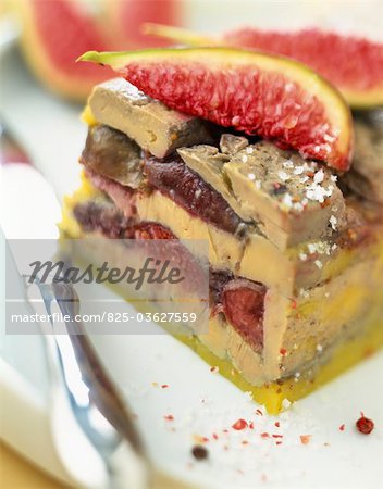 Foie gras and fig terrine