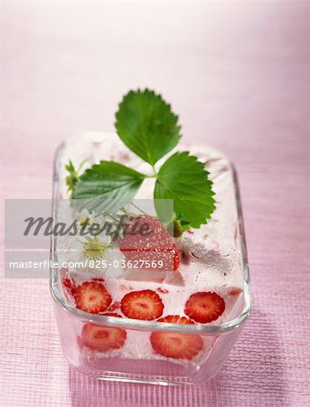 Strawberry and fromage blanc terrine