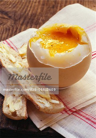 Soft-boiled egg Stock Photo by ©Photosiber 54664423