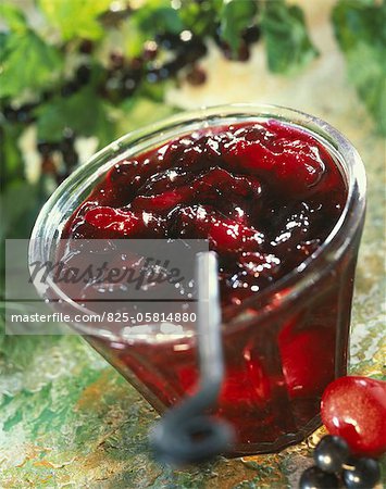 Cherry and blackcurrant jam Cherry and blackcurrant jam