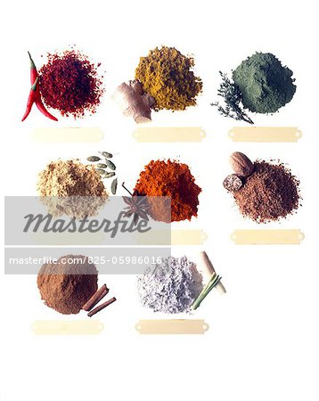 selection of spices