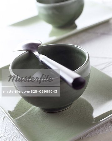Bowls with spoon