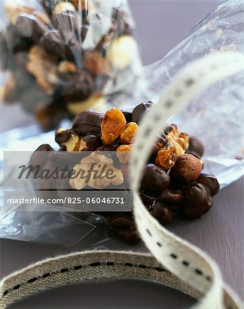Choclate and dried fruit Mendiants