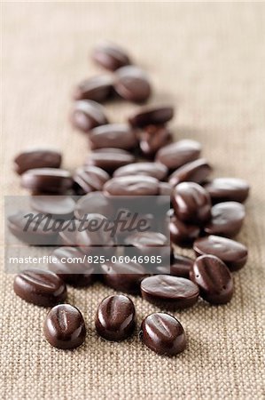 Chocolate coffee beans