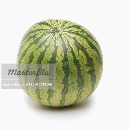 Cut-out whole watermelon