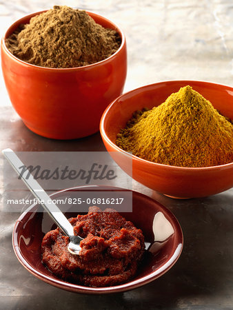 Harissa and spices for Couscous