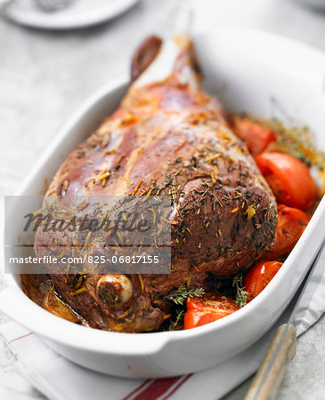 Spring leg of lamb