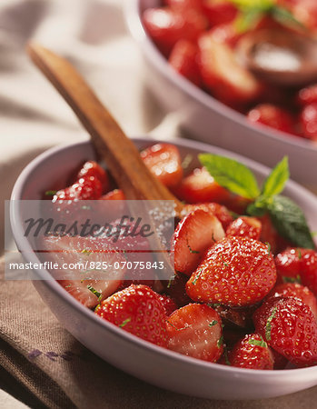 Moroccan-style strawberry salad