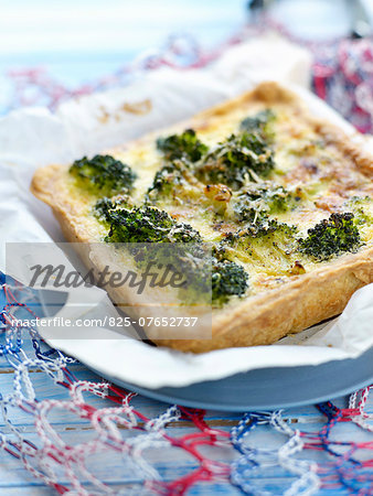 Broccoli and Beaufort tart