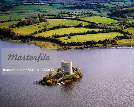 Co Cavan, Lough Oughter, Cloughoughter Castle