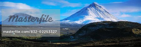 Mount Errigal and Muckish Mountain, Co Donegal, Ireland