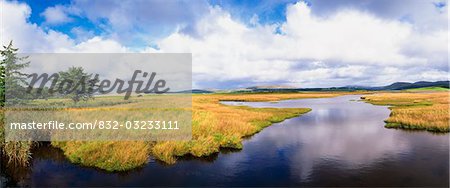 Gweebarra Bay, Naran, County Donegal, Ireland; Panoramic scenic over bay