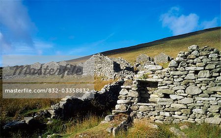 The Deserted Village, Achill Island Co Mayo, Ireland
