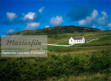 Church near Ballycramsy, Malin, Co Donegal, Ireland