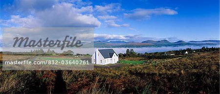 Kenmare Bay, Co Kerry, Ireland, Cottage