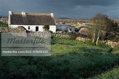 Lettermullen,Co Galway,Ireland;Traditional Cottage