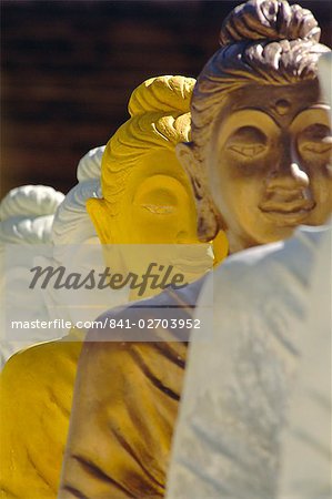 The 106 pieces of coloured cemented Buddha statue, Wat Pangbua, Samui Island (Koh Samui), Thailand