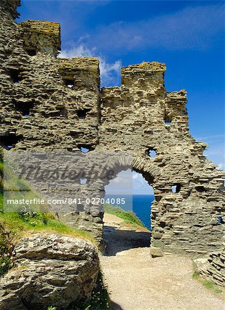 Tintagel Castle, Cornwall, England, United Kingdom, Europe