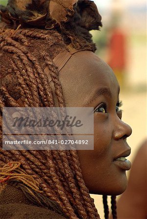 Himba tribe woman, Purros, Namibia, Africa