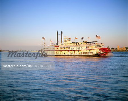 Mississippi River paddle steamer, New Orleans, Louisiana, United States of America, North America