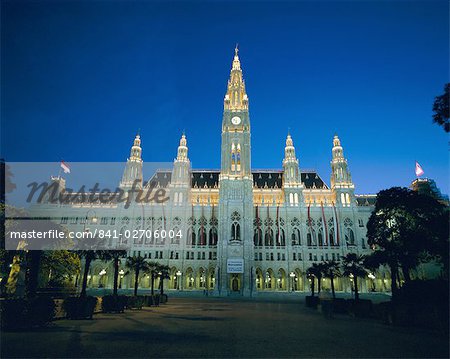 Rathaus (Town Hall), Vienna, Austria, Europe