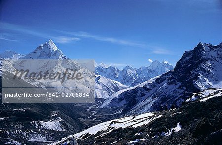 Ama Dablam peak, Mt Everest Region, Himalayas, Nepal