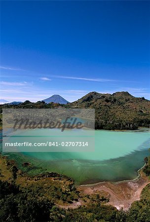 Telega Warna (Talaga Warna), Dieng Plateau, island of Java, Indonesia, Southeast Asia, Asia