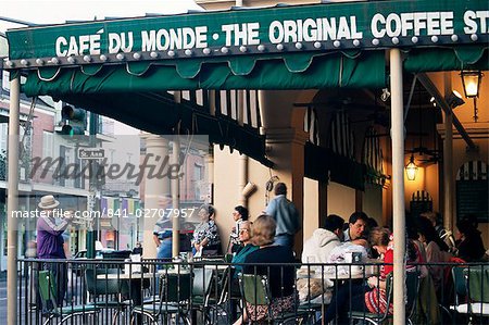 Cafe du Monde, New Orleans, Louisiana, United States of America, North America