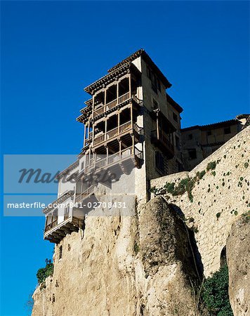 The Hanging Houses, Cuenca, Castilla La Mancha, Spain, Europe