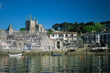 Waterfront, Fowey, Cornwall, England, United Kingdom, Europe