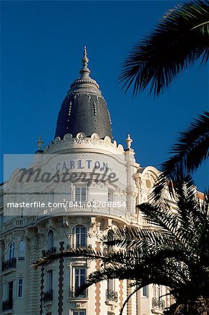 The famous Carlton Hotel, Cannes, Alpes-Maritimes, Cote d'Azur, Provence, France, Europe