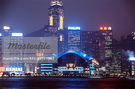 Convention and Exhibition Center, Central Plaza and skyline, Hong Kong, China, Asia Convention and Exhibition Center, Central Plaza and skyline, Hong Kong, China, Asia