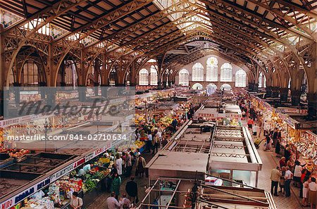 The Central Market Valencia City Valencia Spain Europe Stock Photo Masterfile Rights Managed Artist Robertharding Code 841 02710634