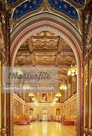 Royal Gallery, Houses of Parliament, Westminster, London, England, United Kingdom, Europe