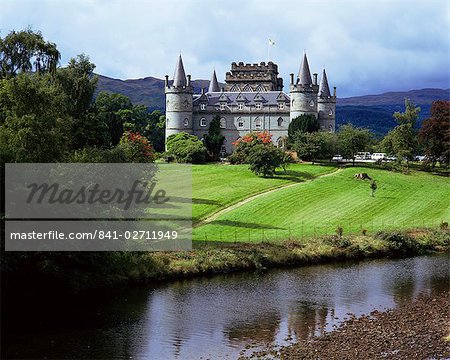 Inveraray Castle, Argyll, Highland region, Scotland, United Kingdom, Europe