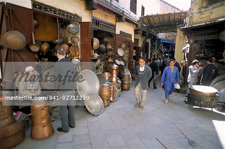 The souk of the Medina (old walled town), Fez, Morocco, North Africa, Africa