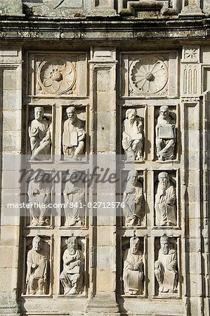 Puerta Santa doorway, Santiago Cathedral, Santiago de Compostela, Galicia, Spain, Europe