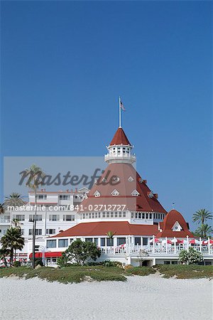 San Diego's most famous building, Hotel del Coronado dating from 1888, San Diego, California, United States of America (U.S.A.), North America