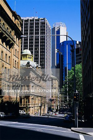 Old and new buildings in the city centre, Sydney, New South Wales, Australia