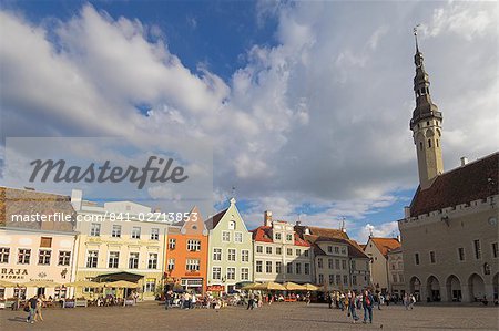 Town Hall in Old Town Square, Old Town, UNESCO World Heritage Site, Tallinn, Estonia, Baltic States, Europe