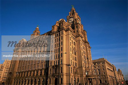 Liver Building, Liverpool, Merseyside, England, United Kingdom, Europe